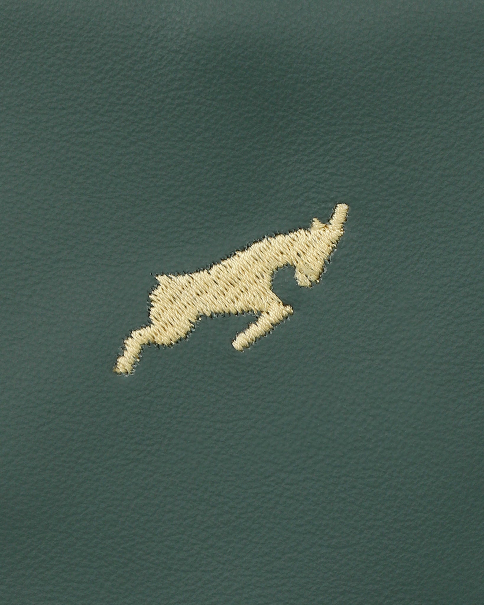 Grönt läderöverdrag för Mullet Putter