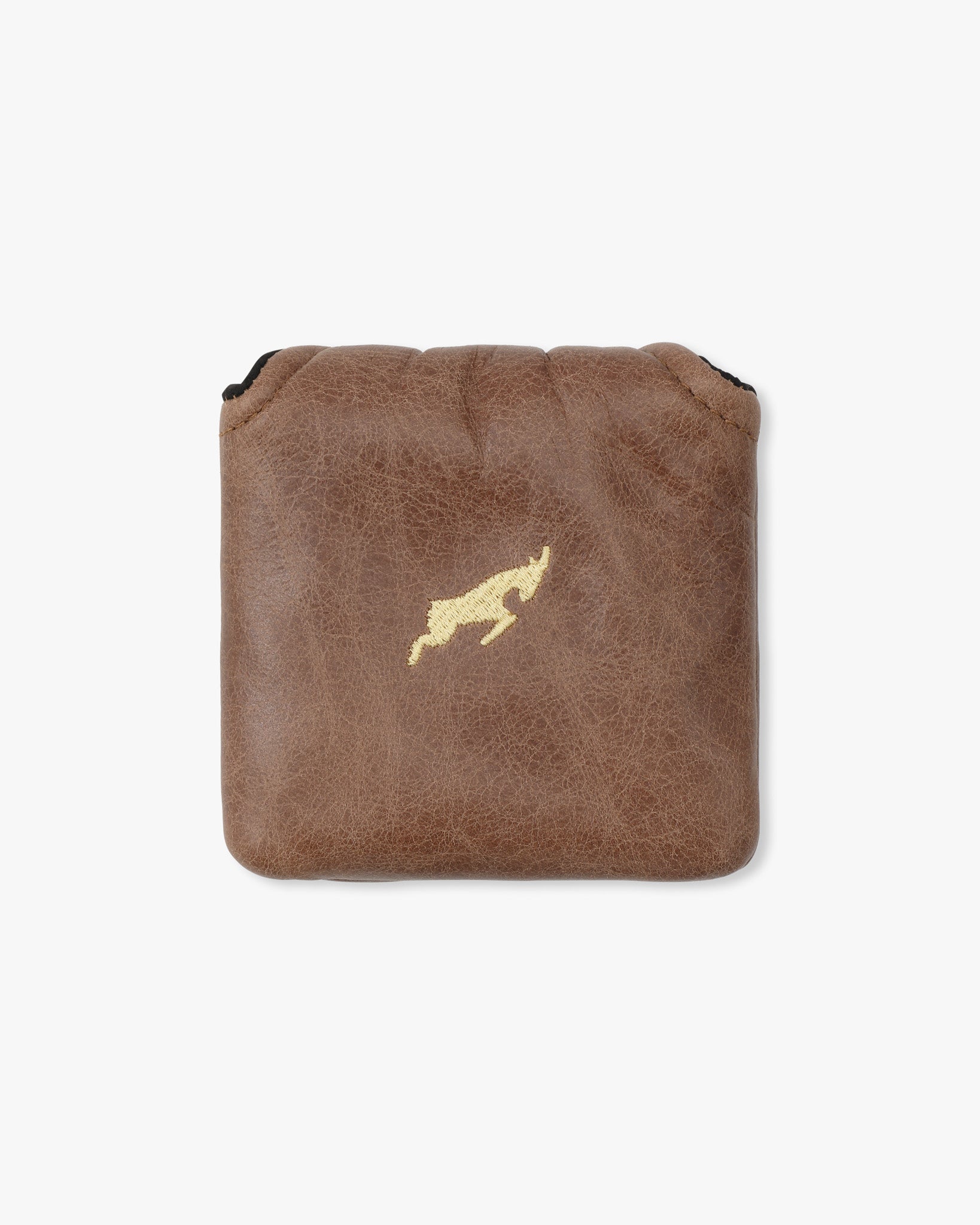 Brown Leather Mullet Putter Cover