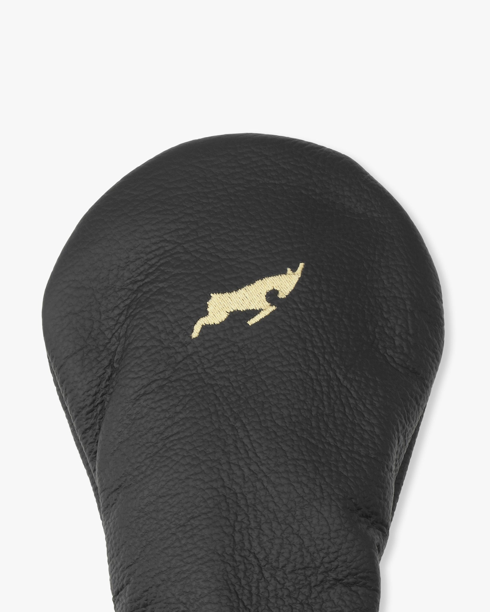 Black Leather Fairway Cover