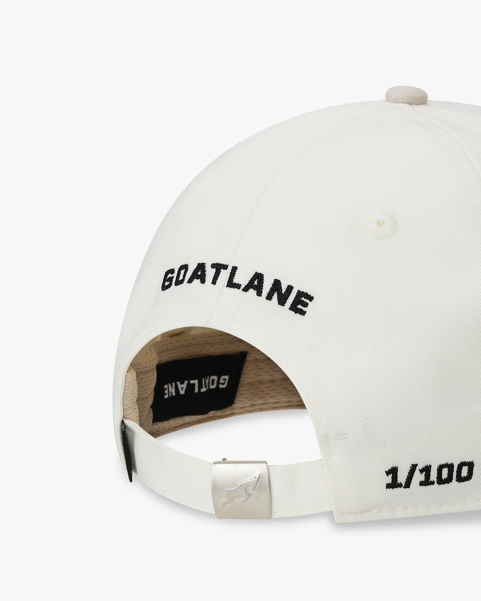 Golfkeps i canvas, krämfärgad, beige