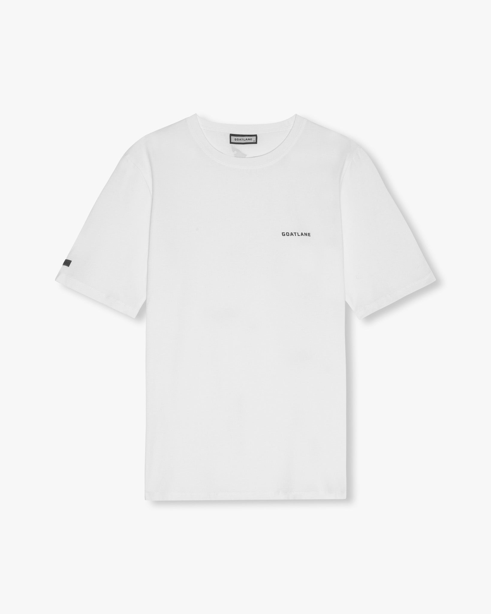 Vit golftröja med signaturmotiv