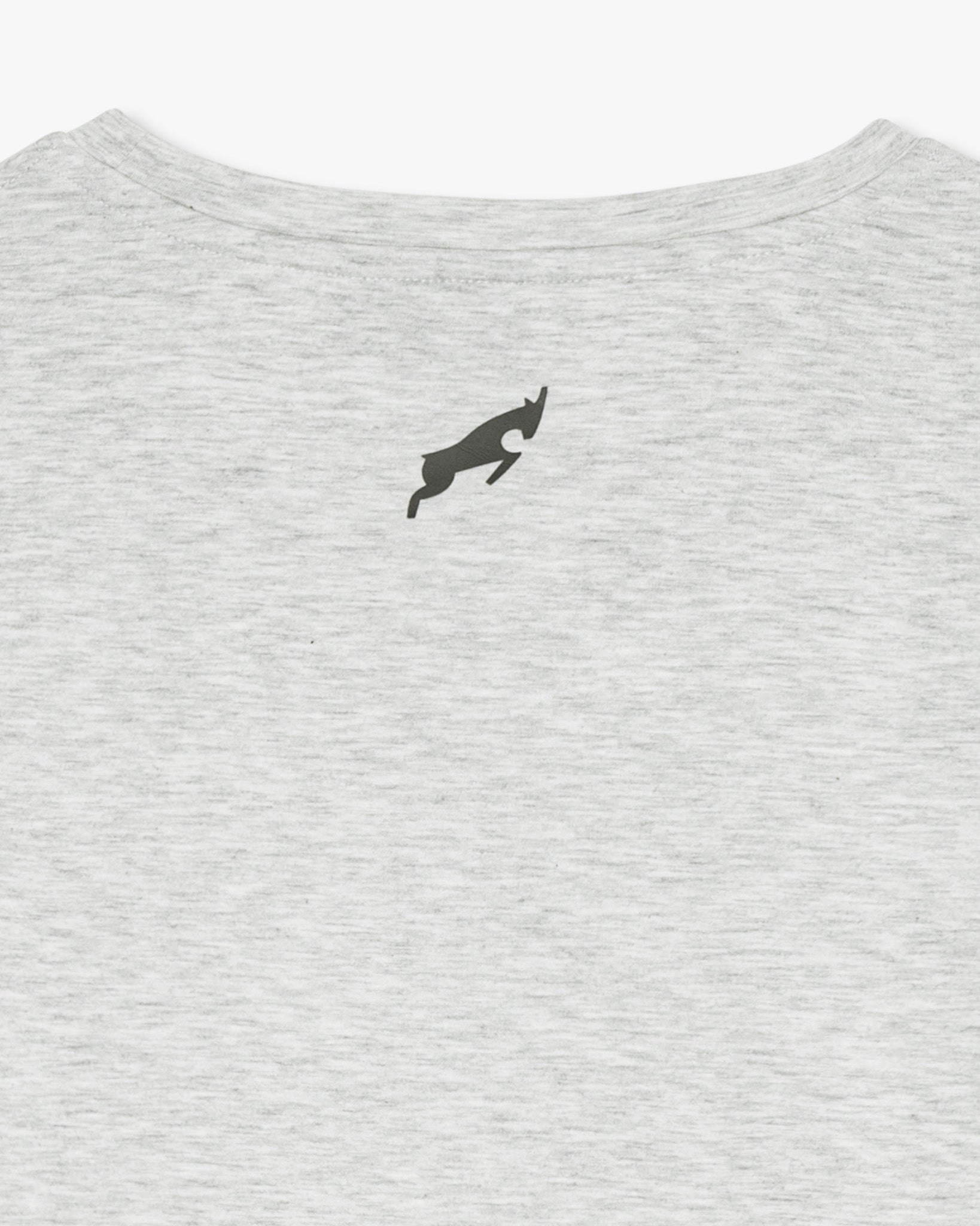 Grå golftröja med signaturmotiv