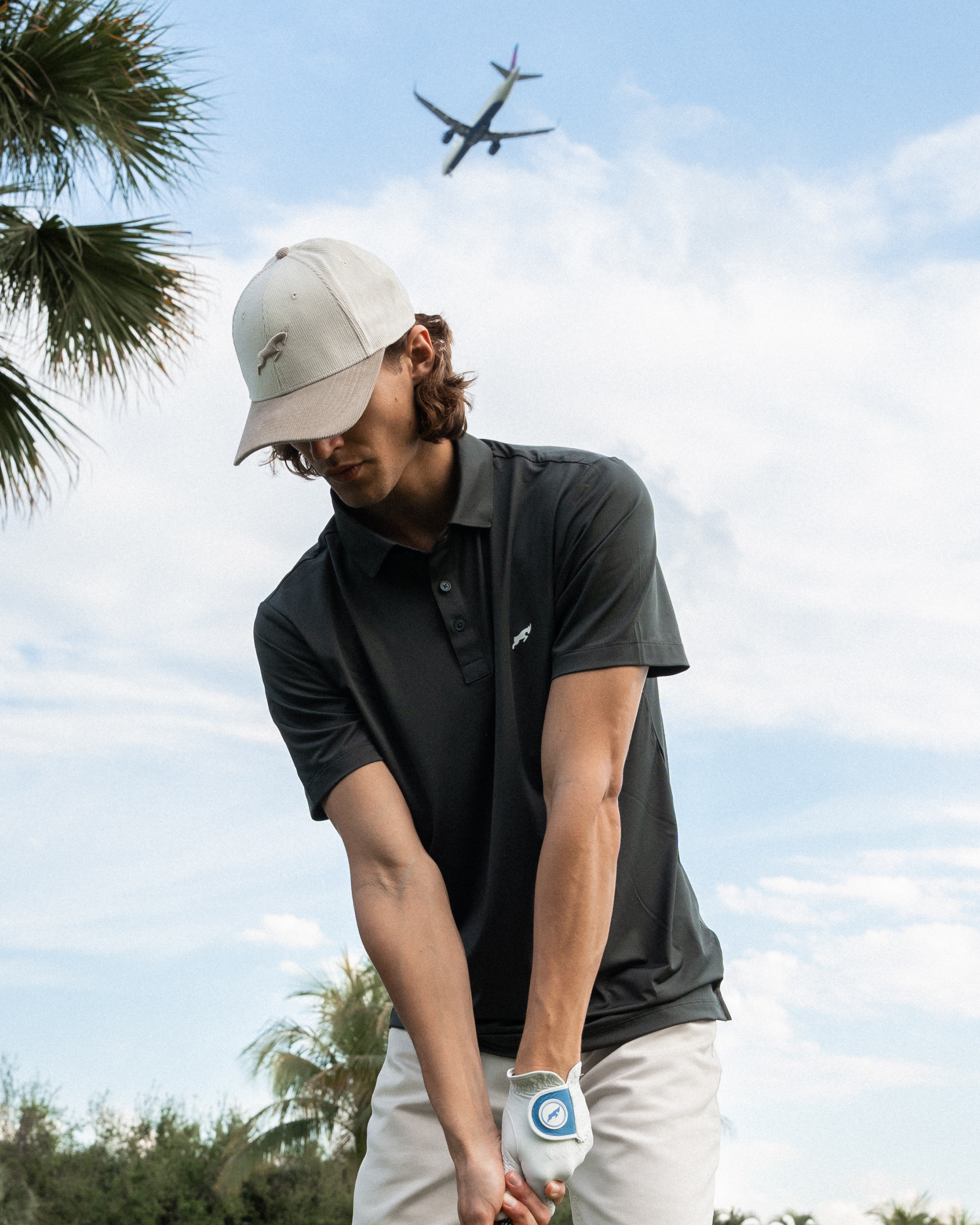 Green Golf Tech Mesh Polo