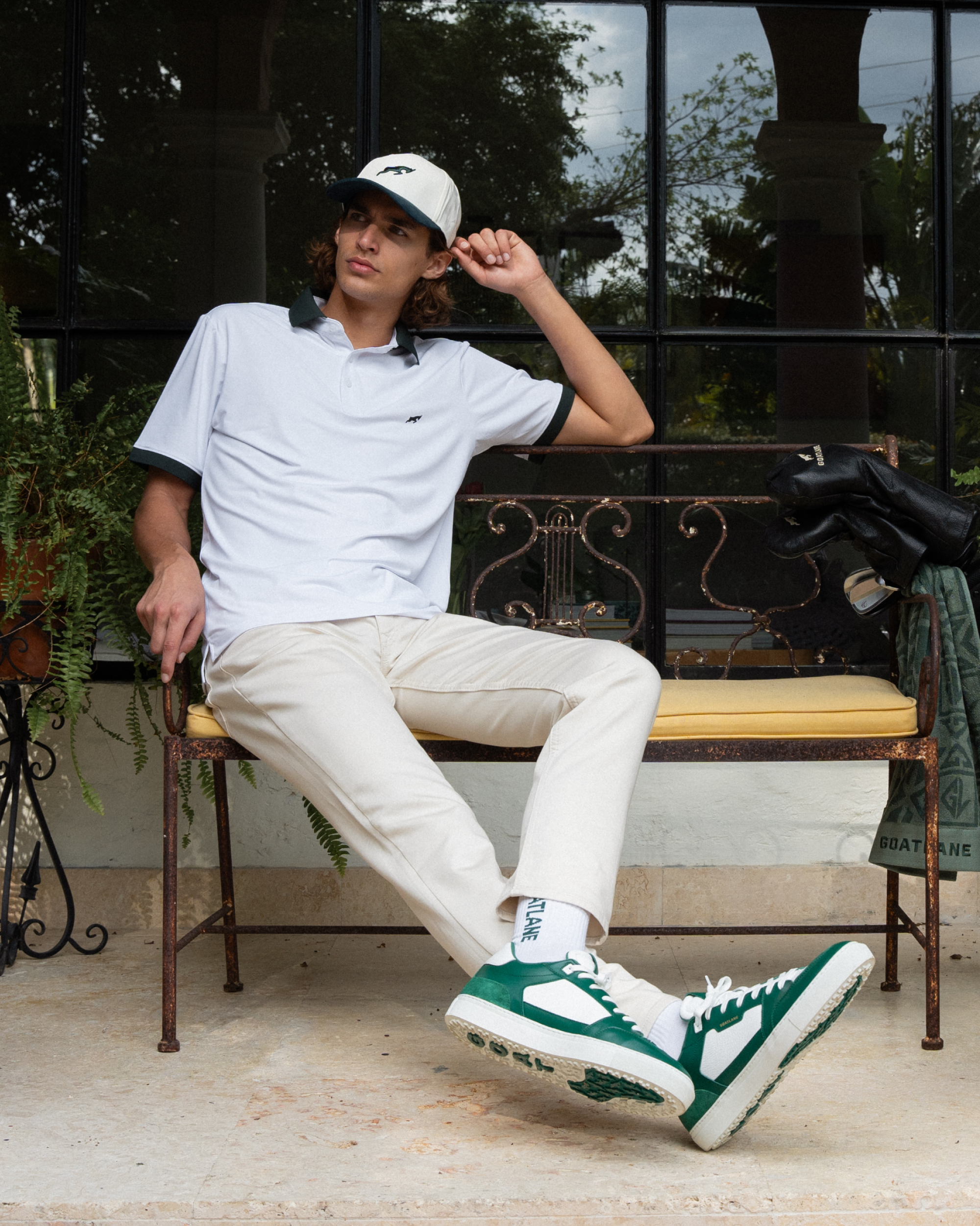 Golf Tech Polo Grön Krage